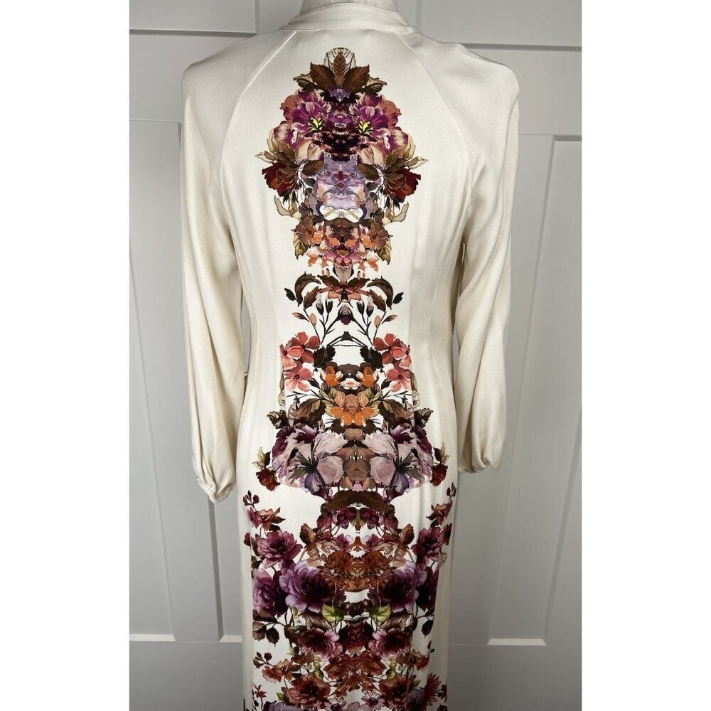 Soft Surroundings Paulette Maxi Dress Long Sleeve Floral Button Front Boho PS - Picture 7 of 12